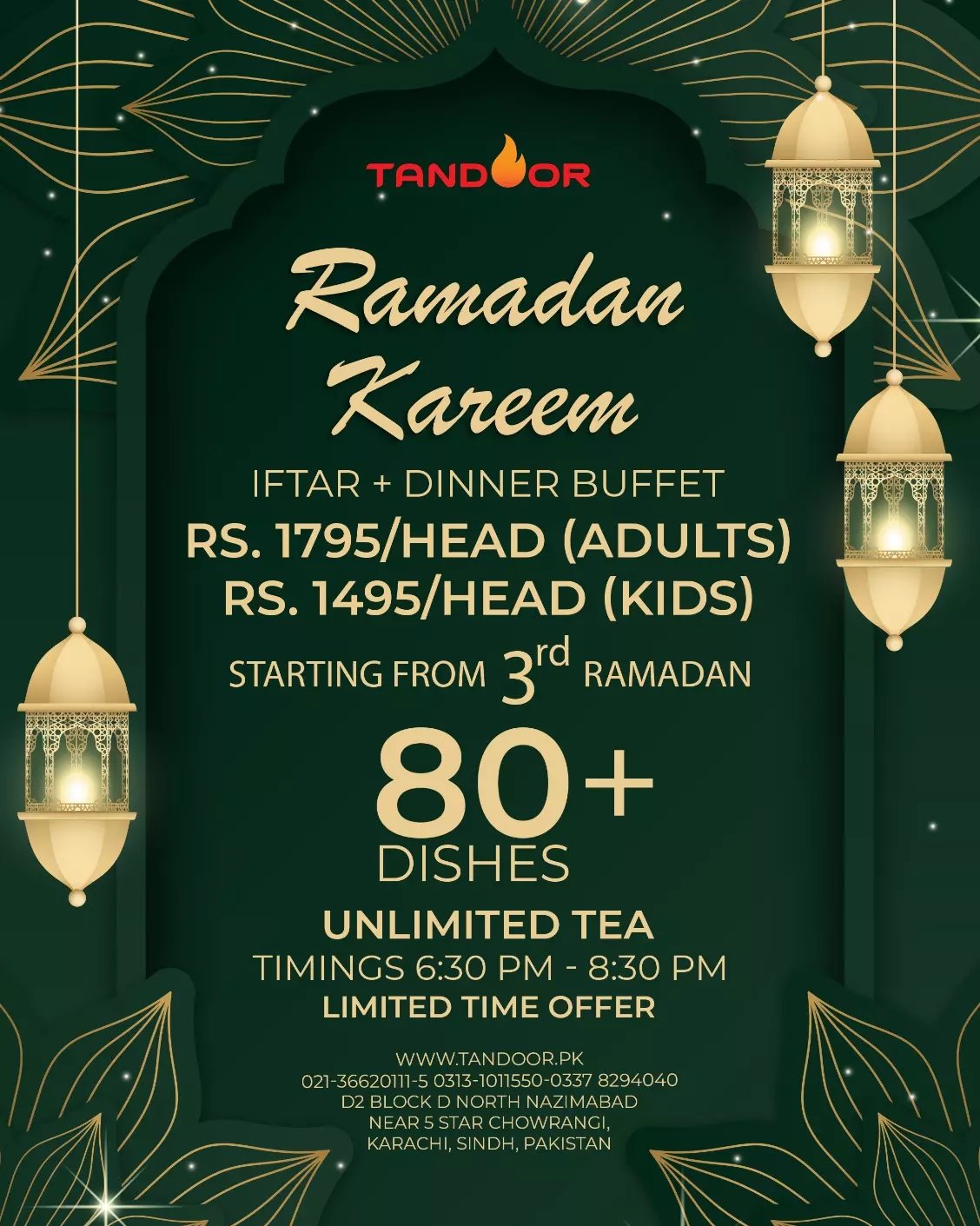 Iftar buffet in Karachi